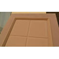 Prefished Cherry furniert 10 Panel MDF Tür für Dorf-Projekt.